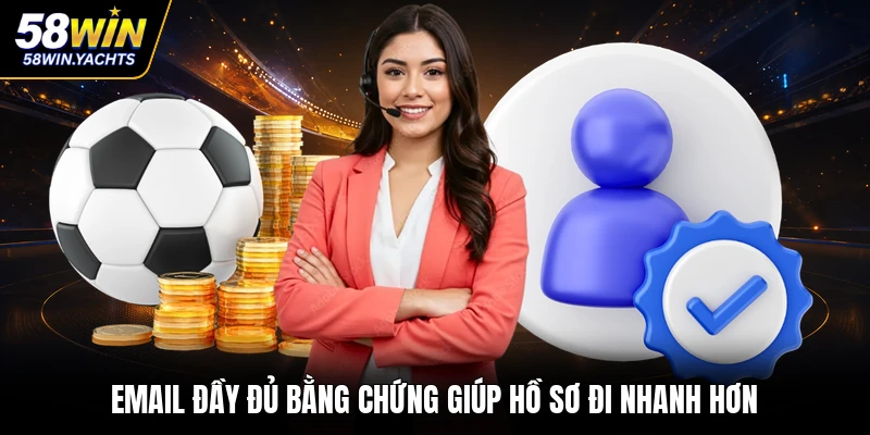 Email đầy đủ bằng chứng giúp hồ sơ đi nhanh hơn