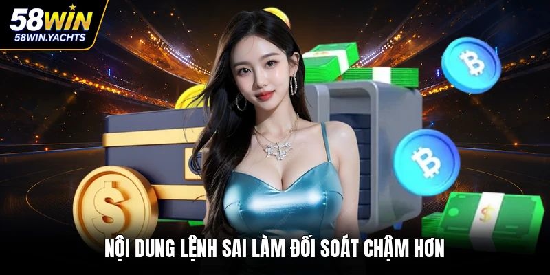 Nội dung lệnh sai làm đối soát chậm hơn